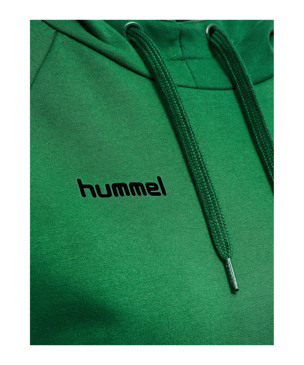 Hummel HMLGO Cotton Hoody Damen Grün F6235 - gruen