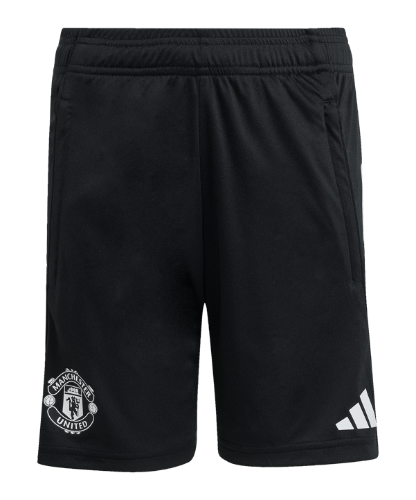 adidas Manchester United Training Short Kids Schwarz - schwarz