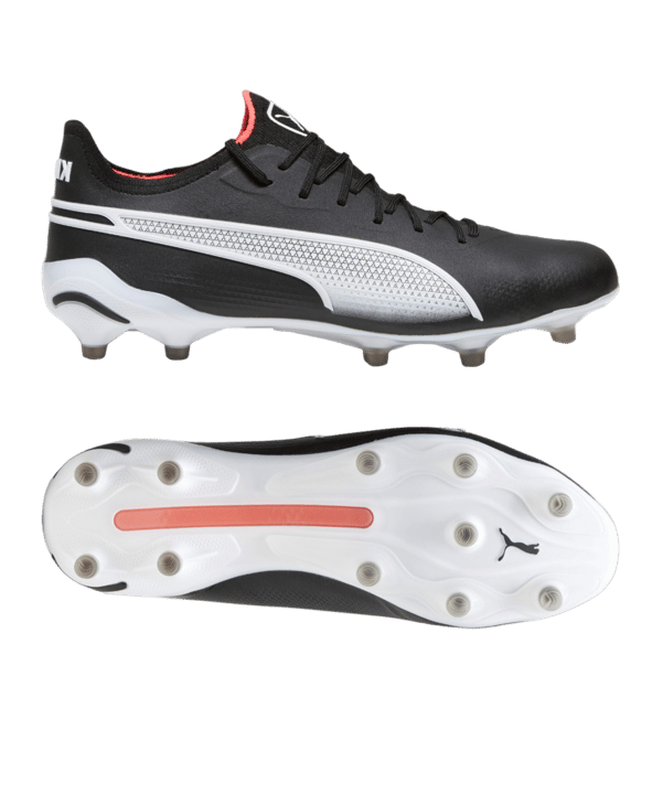 PUMA KING Ultimate FG/AG Eclipse Schwarz Weiss F01 - schwarz