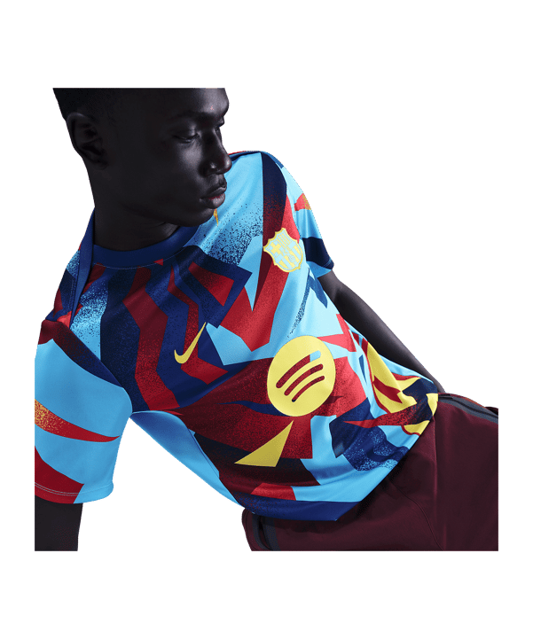 Nike FC Barcelona Academy Pro Trainingsshirt Blauw K413 - blauw
