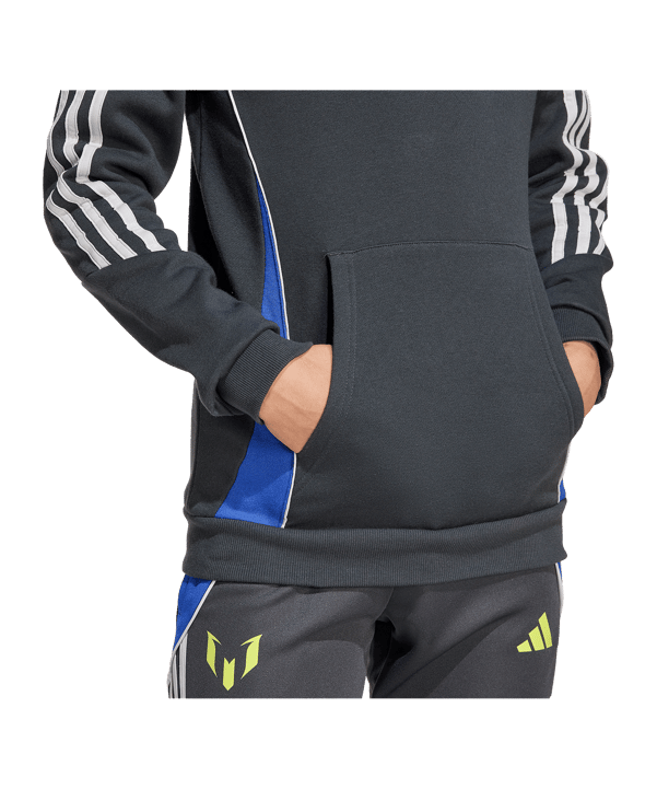 adidas Messi Hoody Kids Grau - grau