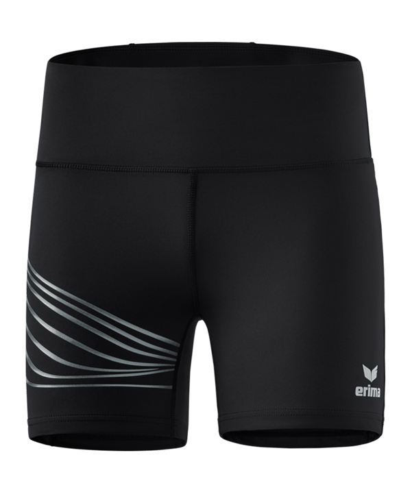 Erima Racing Short Leggings Damen Schwarz - schwarz
