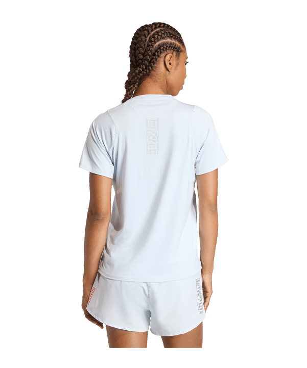 adidas Adizero Ekiden Running T-Shirt Damen Weiß