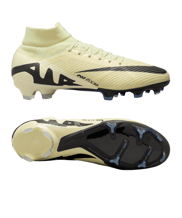 Nike Air Zoom Mercurial Superfly IX Pro FG Mad Ready Beige Schwarz F700 - beige
