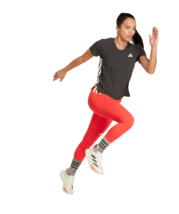 adidas T-Shirt Damen Schwarz - schwarz