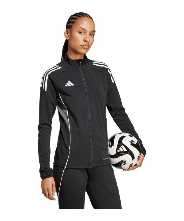 adidas Tiro 25 Competition Trainingsjacke Damen Schwarz - schwarz
