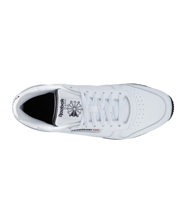 Reebok Classic Leather Weiss Schwarz - weiss