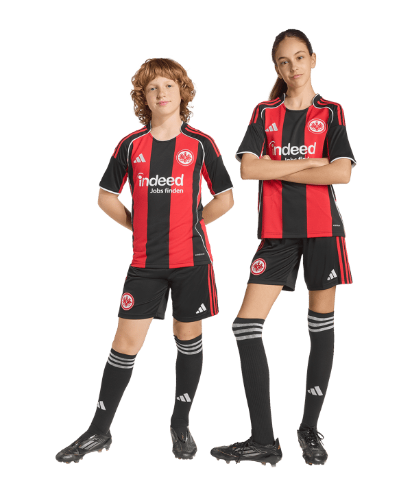 adidas Eintracht Frankfurt Short Home 2025/2026 Kids Schwarz - schwarz
