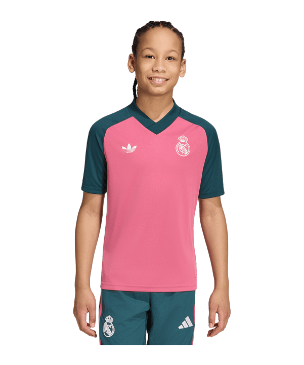 adidas Real Madrid Pre-Match Maillot 2026/2027 Enfants Rose - rose