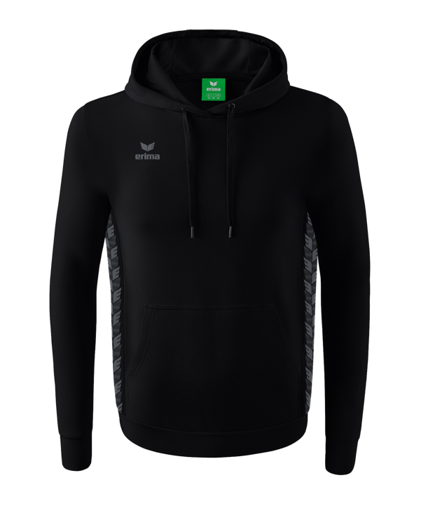 Erima Team Essential Hoody Kids Schwarz - schwarz