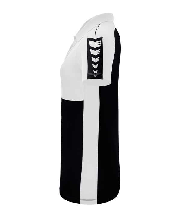 Erima Six Wings Poloshirt Damen Schwarz Weiss - schwarz