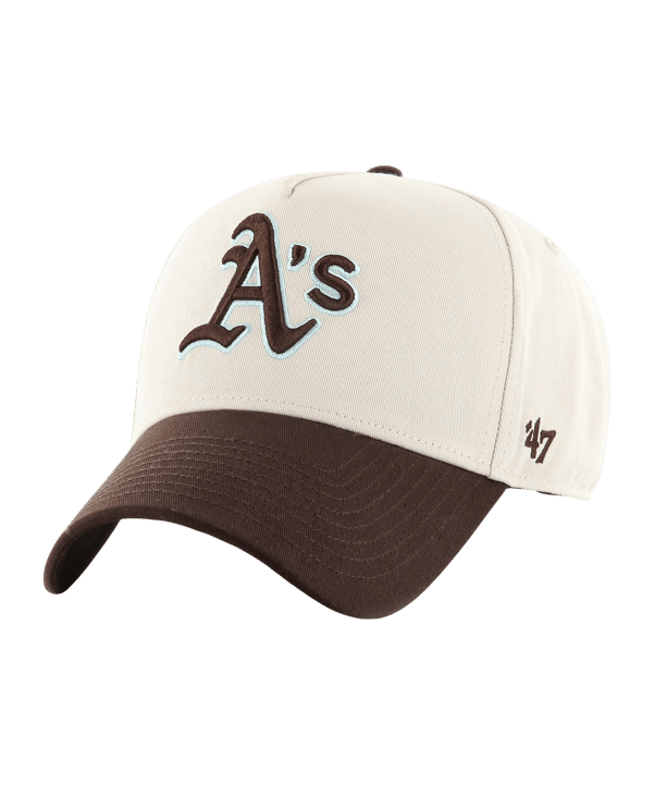 '47 Brand MLB Athletics Sure Shot TT Cotton ’47 MVP DT Cap Weiß - weiss