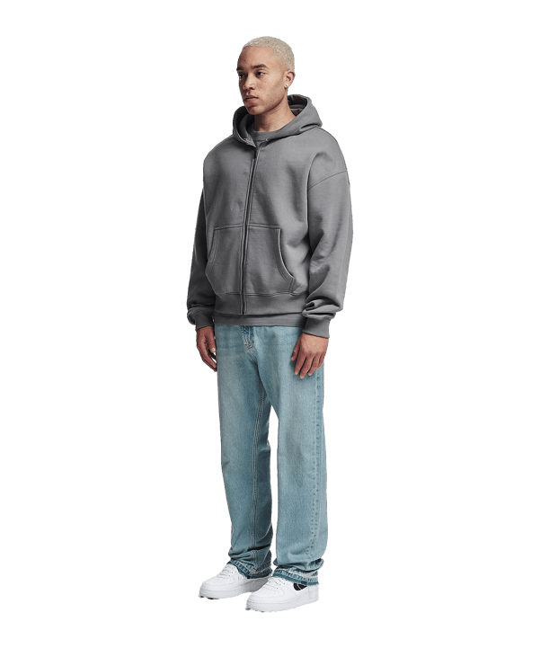 2Y-Studios Arun Open Hem Straight Jeans Hose Blau - blau