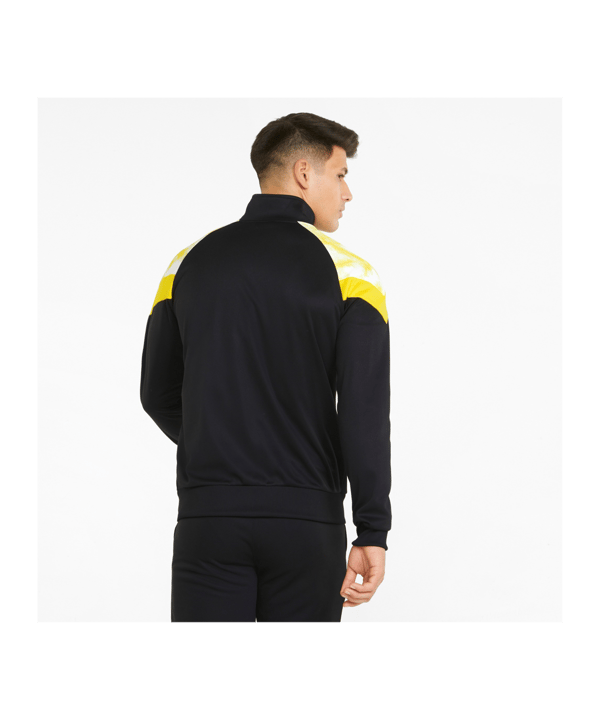 PUMA BVB Dortmund Iconic MCS Mesh Trainingsjacke Schwarz F02 - schwarz