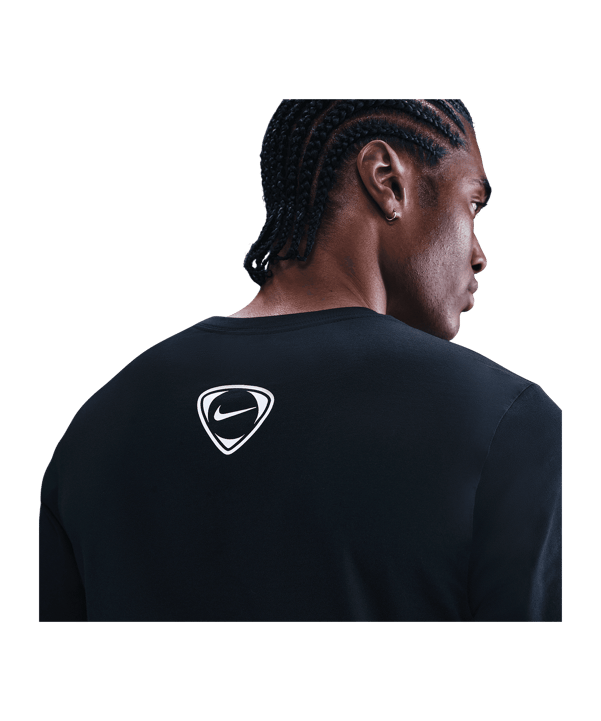 Nike Total 90 T-Shirt Schwarz F010 - schwarz