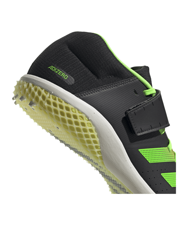 adidas Adizero Javelin Running Schwarz Grün - schwarz