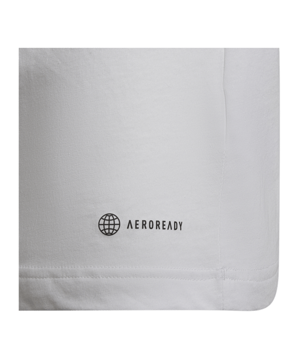 adidas Entrada 22 T-Shirt Kids Weiss - weiss