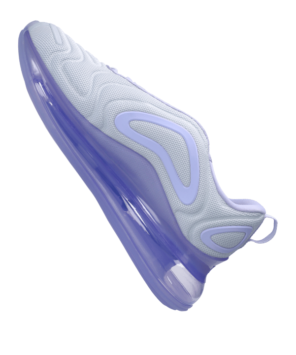 Nike Air Max 720 Sneaker Damen Weiss Lila F009 - weiss