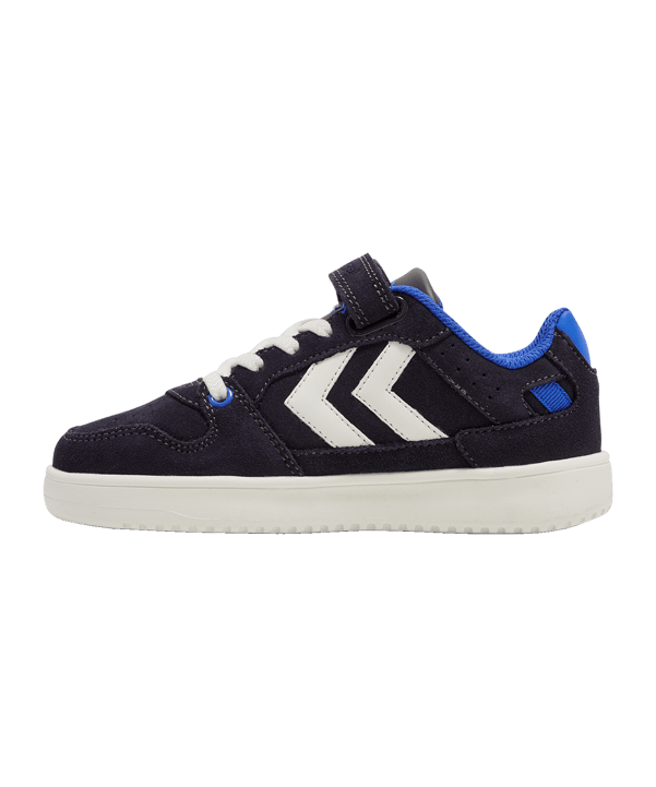 Hummel St. Power Play Suede Sneaker Kids Schwarz F2203 - schwarz