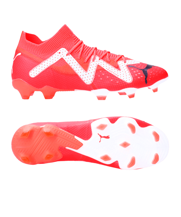 PUMA X 11teamsports FUTURE Ultimate Inferno FG/AG Rot Weiss F01 - rot