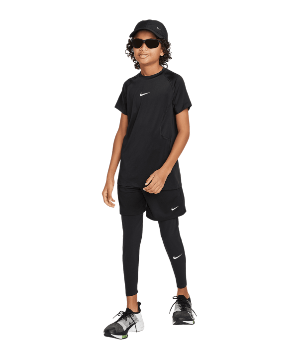 Nike 24 Tight Kids Schwarz F010 - schwarz