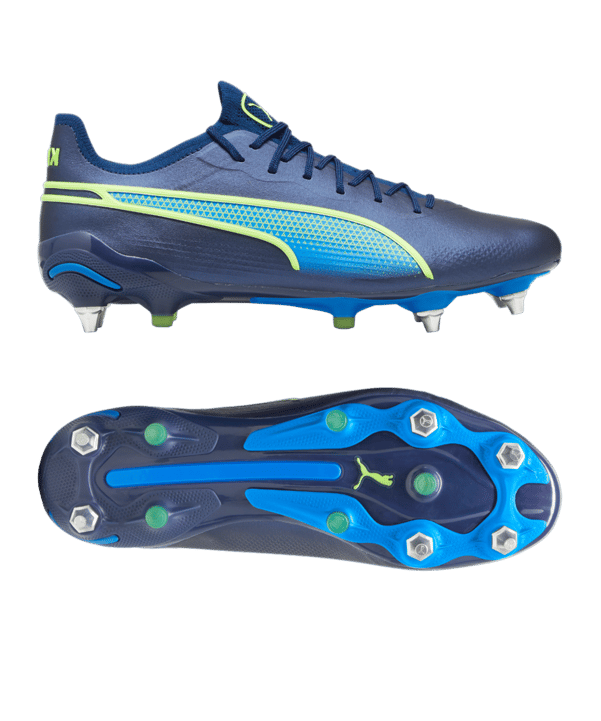 PUMA KING Ultimate MxSG Gear Up Blau Grün F02 - blau