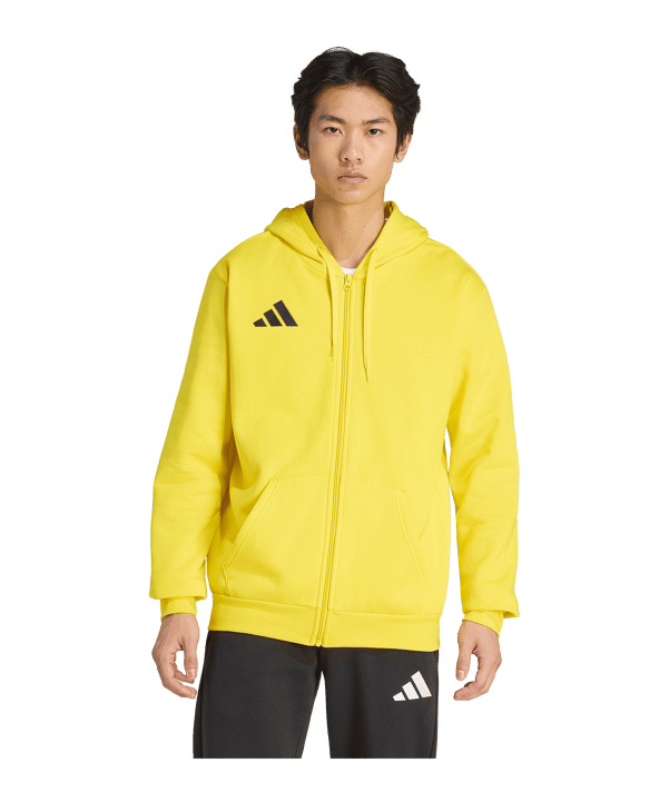 adidas Entrada 26 Kapuzenjacke Gelb - gelb