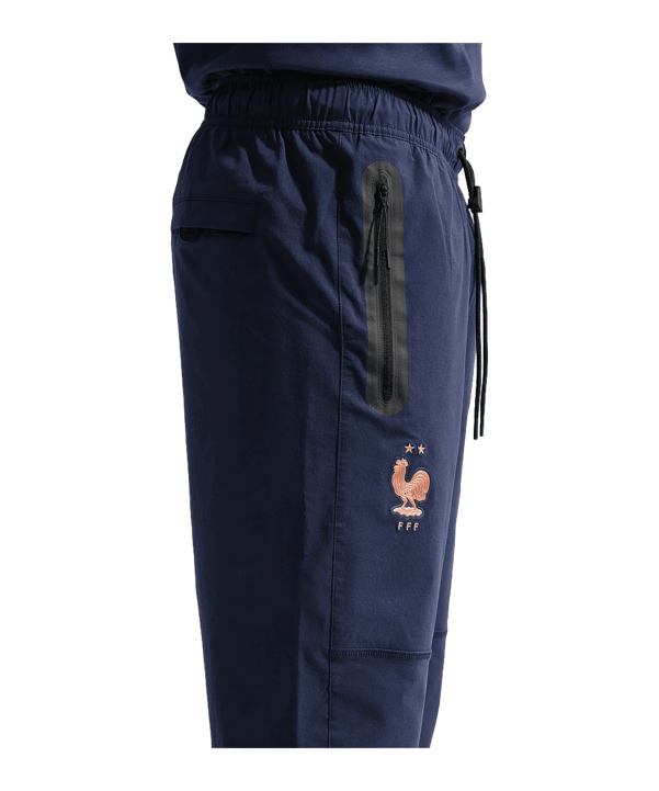 Nike FFF Frankreich Woven Trainingshose Blau F498 - blau