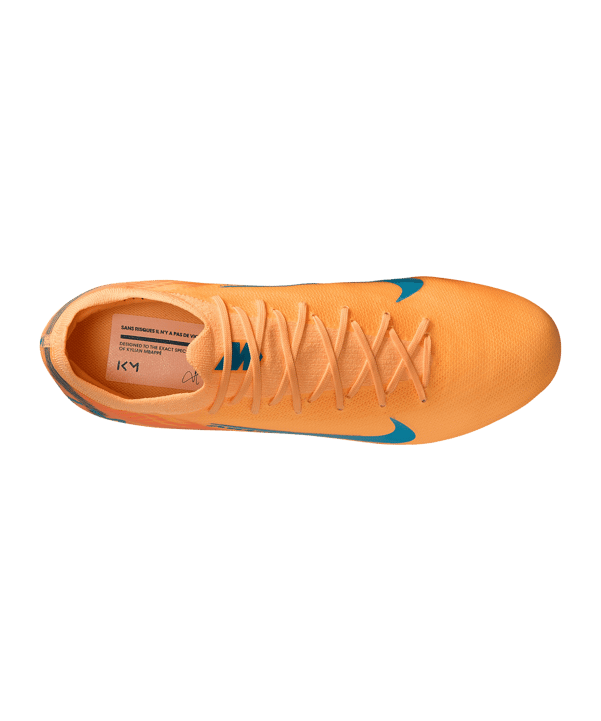 Nike Air Zoom Mercurial Vapor XVI Pro AG Kylian Mbappe Signature Orange F801 - orange