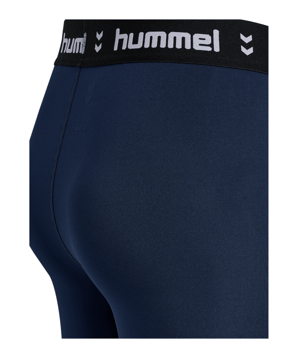 Hummel Pulse Mid Waist Tight Damen Blau F7459 - blau