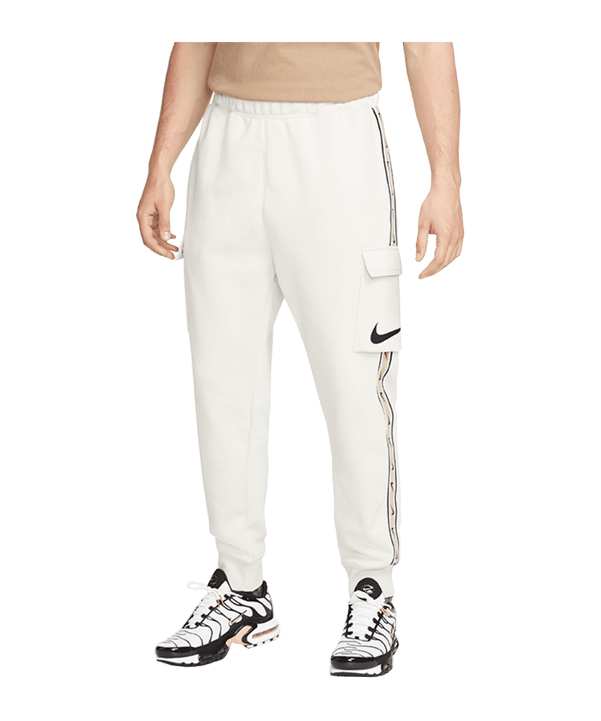 Nike Repeat Fleece Cargo Hose Grau Schwarz F072 - weiss