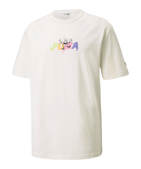 PUMA Downtown Graphic T-Shirt Beige F088 - beige