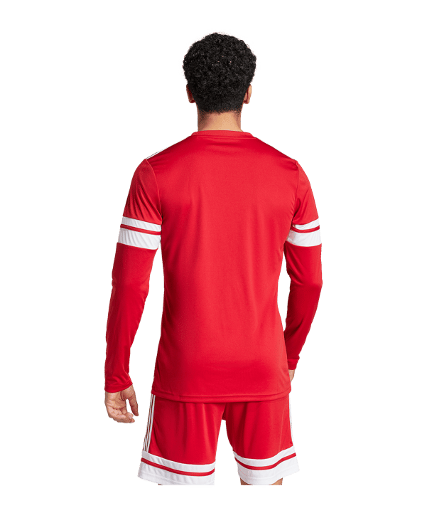 adidas Squadra 25 Trikot Langarm Rot - rot