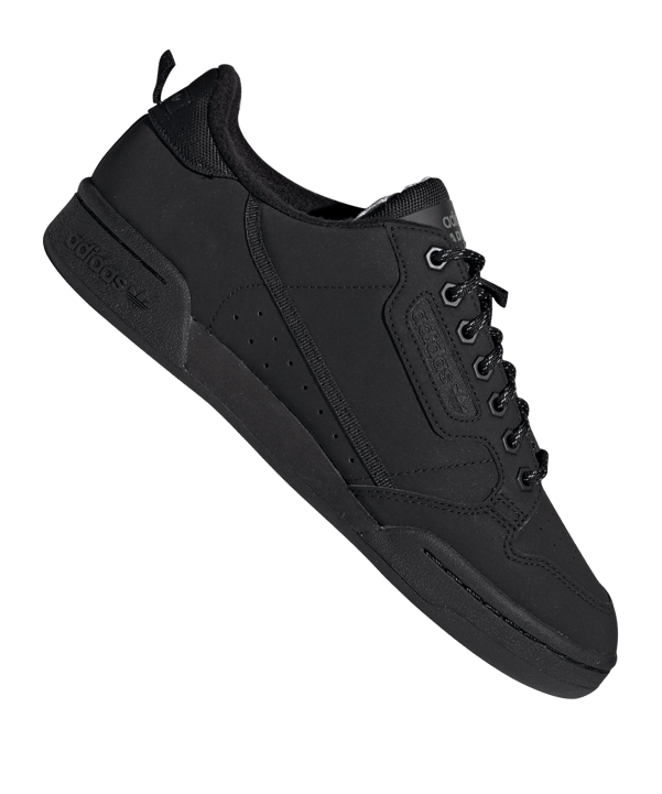 adidas Originals Continental 80 Sneaker Schwarz - schwarz
