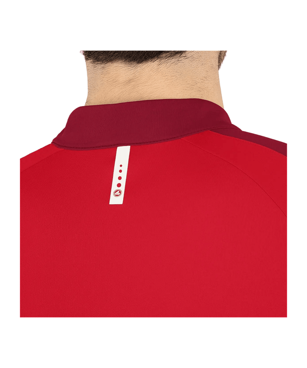 JAKO Champ 2.0 Ziptop Sweatshirt Rouge C001 - rouge