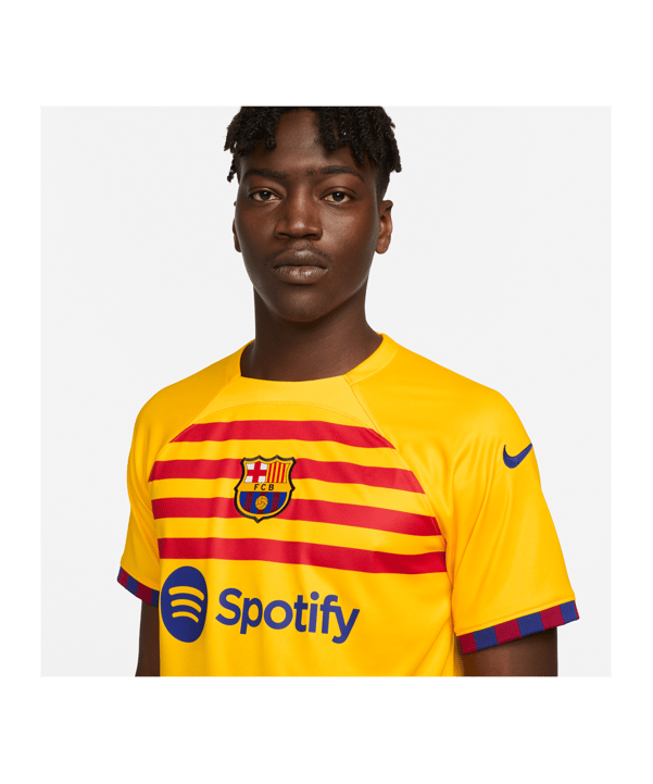 Nike FC Barcelona Trikot 4th 2022/2023 Gelb F729 - gelb