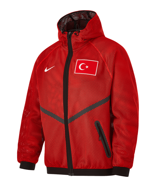 Nike TFF Türkei Anthem Jacke Rot F614