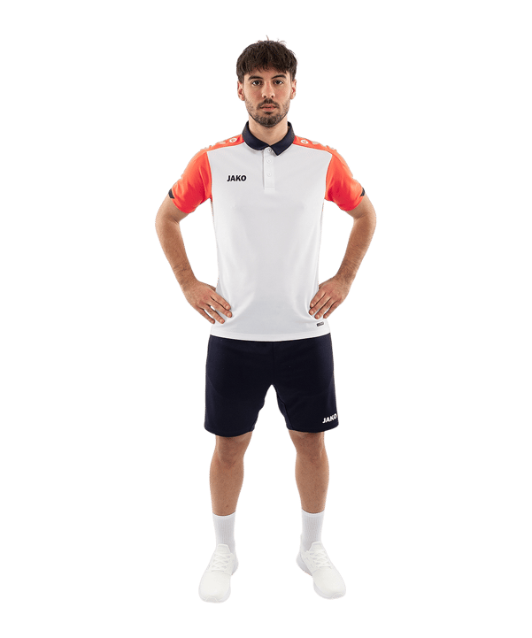 JAKO Dynamic Polo Weiß F026 - weiss