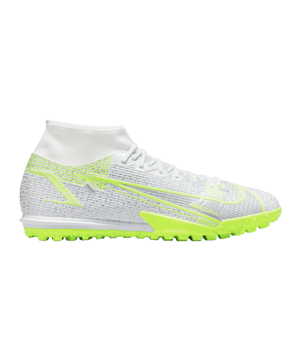 Nike Mercurial Superfly VIII Safari Academy TF Weiss F107 - weiss
