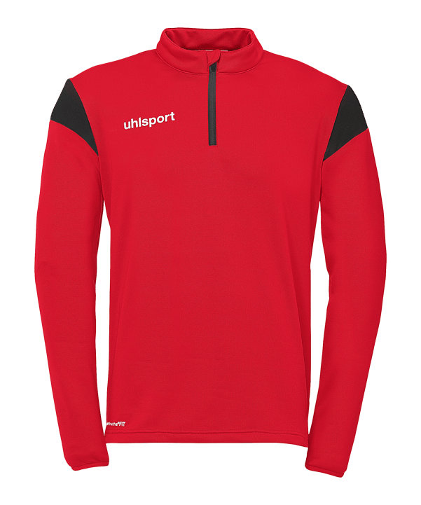 uhlsport Squad 27 HalfZip Sweatshirt Kids Rot Schwarz F62