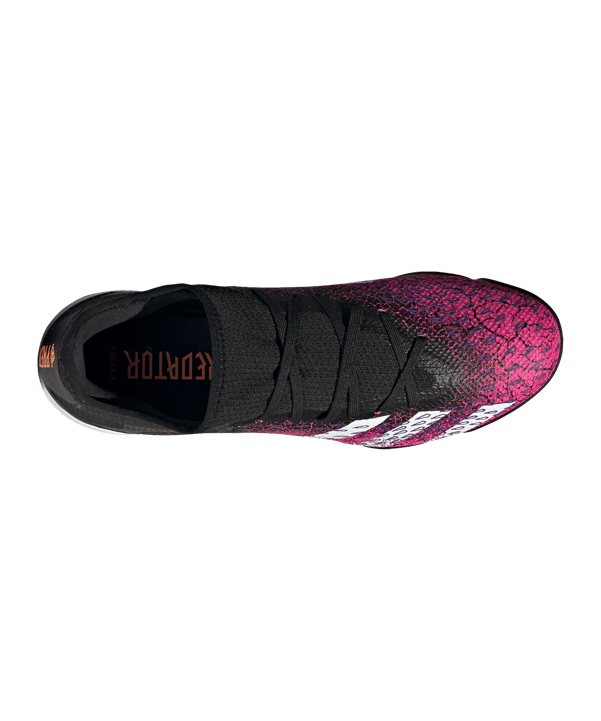 adidas Predator FREAK.3 L TF Superspectral Schwarz Weiss Pink - schwarz