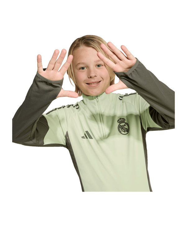 adidas Real Madrid Tiro25 Competition Training Sweatshirt 2025/2026 Kids Grün - gruen