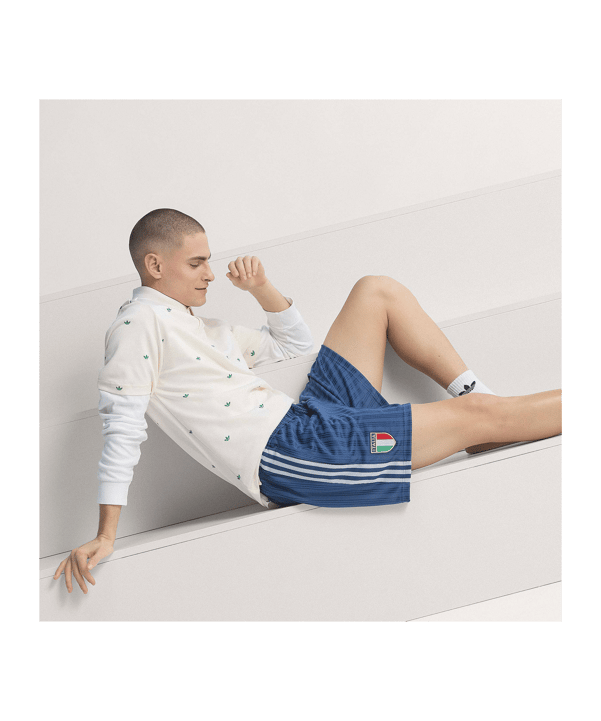 adidas FIGC Italien Originals Short Blau - blau