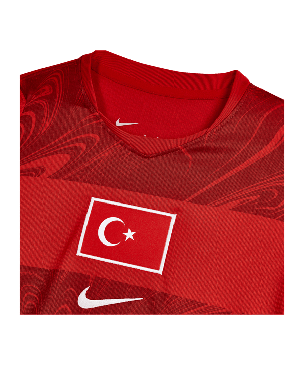 Nike TFF Türkei Trikot Home WM 2026 Kids Rot F614 - rot