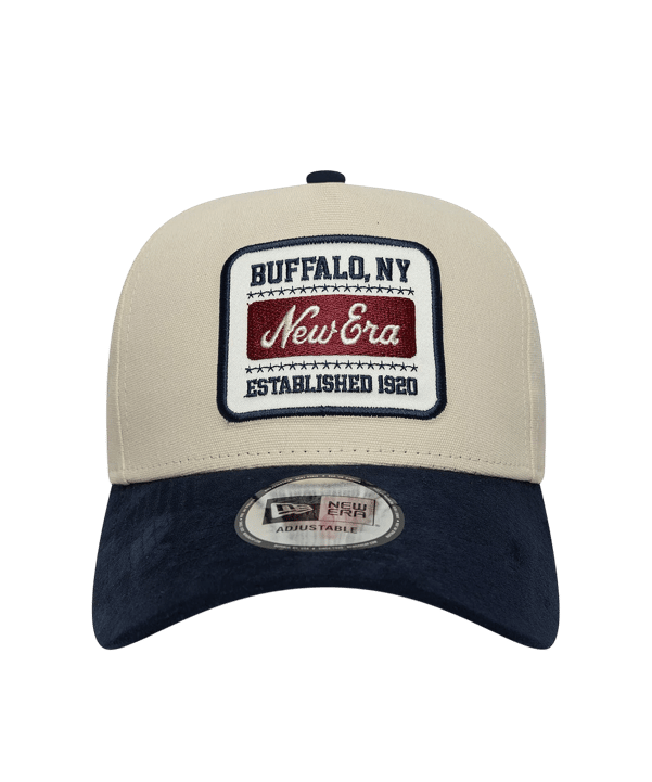 New Era Ne Patch Suede Eframe Cap Beige - beige