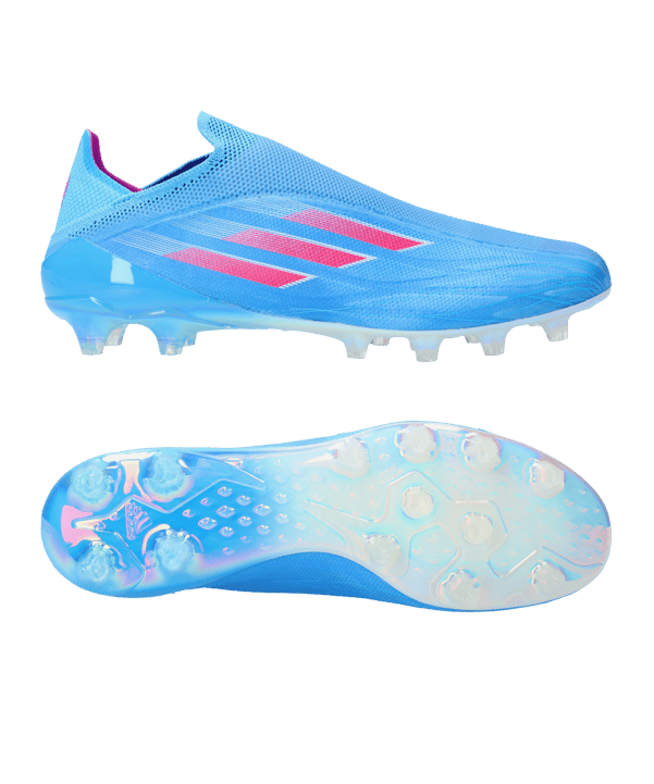 adidas X SPEEDFLOW+ AG Sapphire Edge Blau Pink Weiss - blau