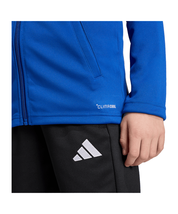 adidas Entrada 26 Trainingsjacke Kids Blau - blau