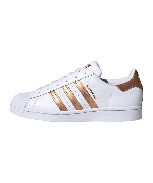 adidas Originals Superstar Damen Weiss Bronze - weiss