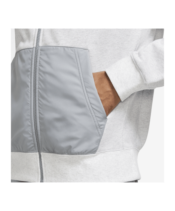 Nike Kapuzenjacke Weiss F051 - grau