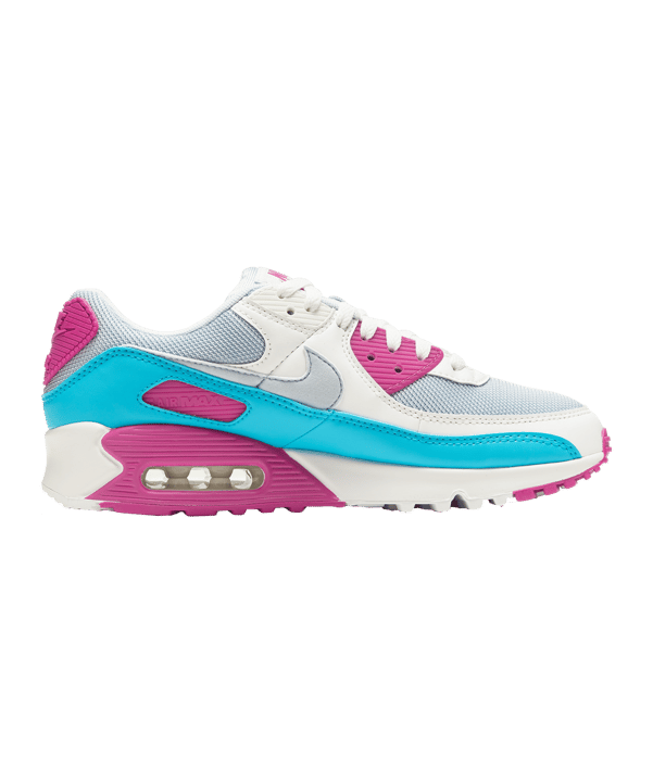 Nike Air Max 90 Sneaker Damen Grau Weiss F001 - grau